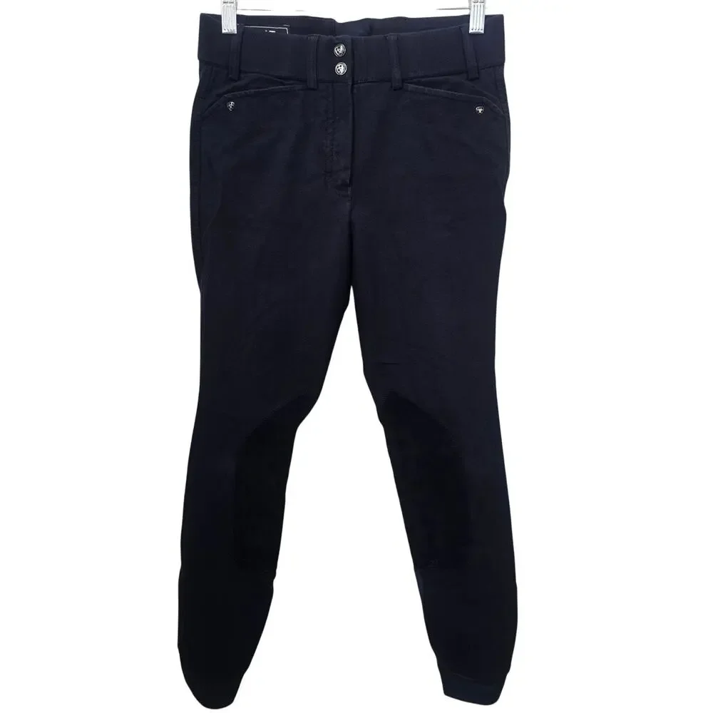 Ariat Navy Blue Breeches Equestrian Riding Full Seat Pant Horse Show Size US 22L